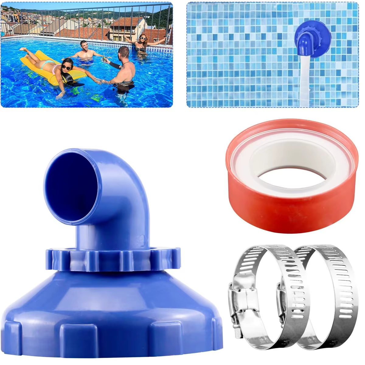 Accessoires de buse d'entrée de piscine