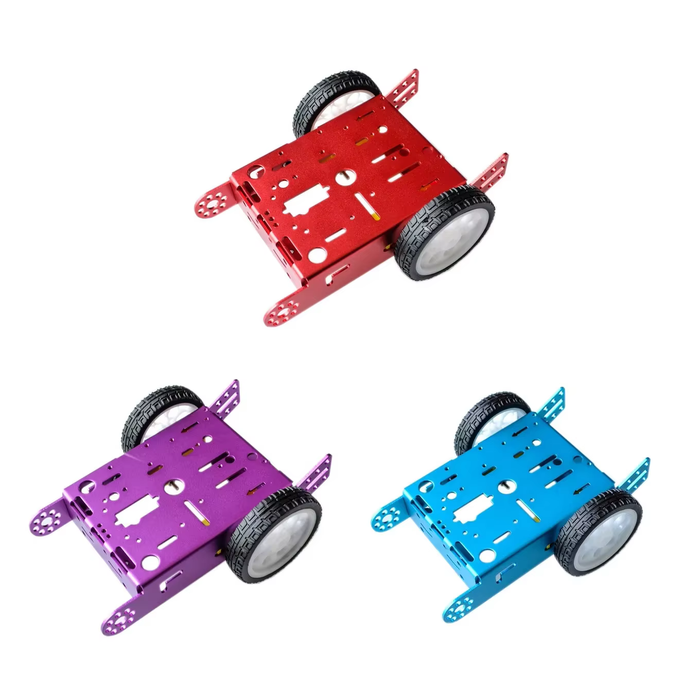 Châssis de Robot Intelligent en aluminium 2WD