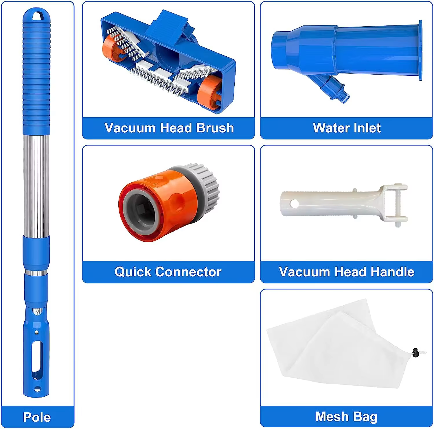 Mise à niveau l'aspirateur de piscine Portable 40 "