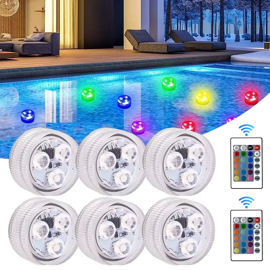 Lampe sous-marine 3LED SubSN avec télécommande