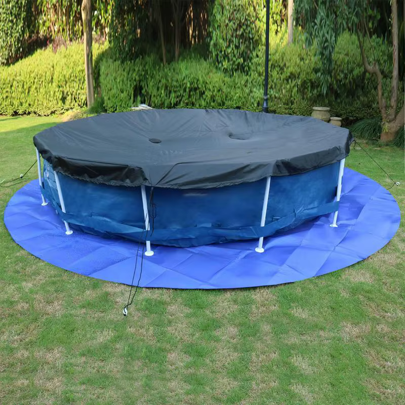Tapis de revêtement rond pour piscine