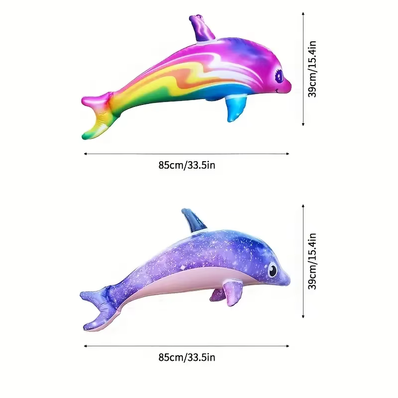 Dauphins et requins gonflables