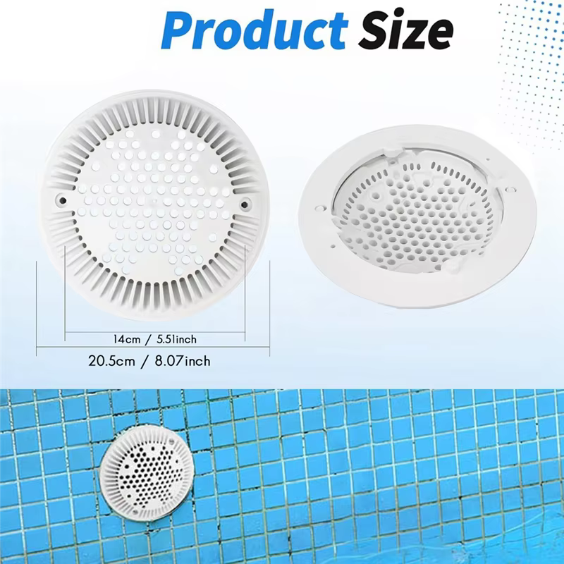 Kit de couvercle et de cadre de vidange de piscine au sol Y67A-WG1030AVPAK2