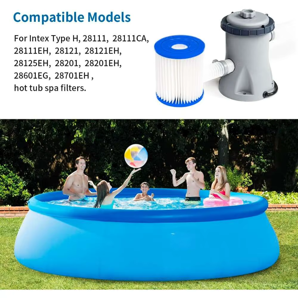 Filtre de piscine Type H 29007E pour pompe Intex 28601 28602 330 GPH