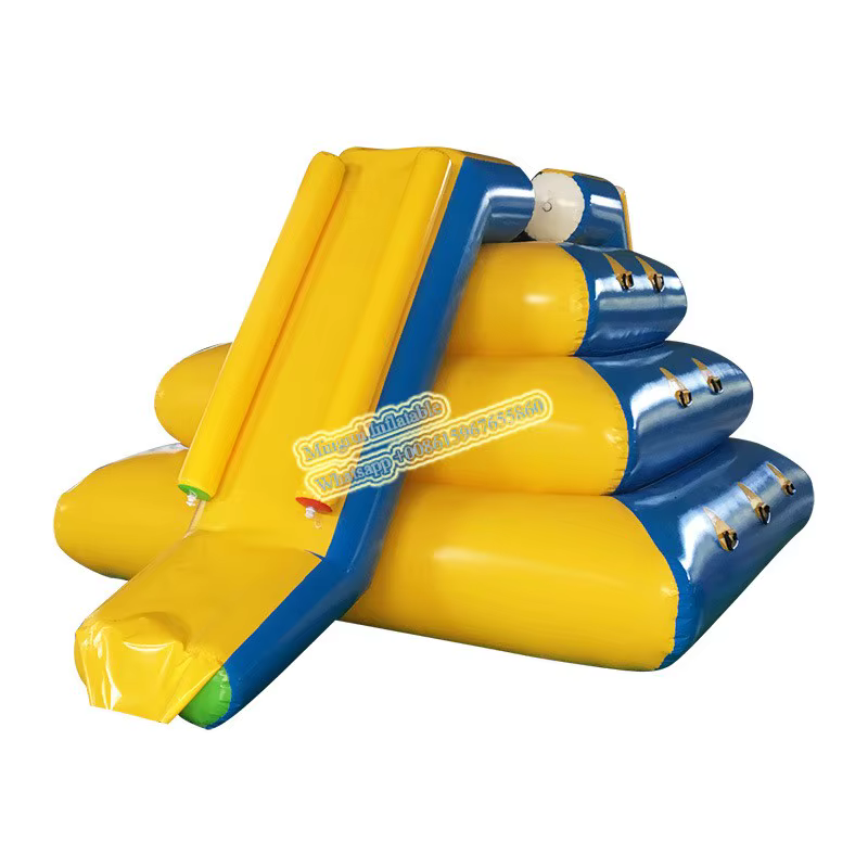 Toboggan gonflable 3x3x2m en bâche PVC pour piscine