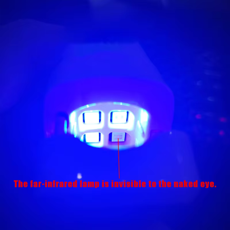 Appareil laser LED pour le traitement des mycoses des ongles, nettoyage de l'onychomycose, charge USB, lumière infrarouge 905 nm, lumière bleue 470 nm, salon de manucure
