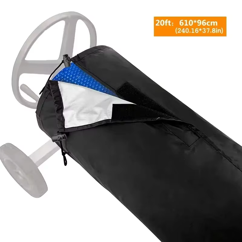 1 couverture de bobine solaire robuste pour piscines