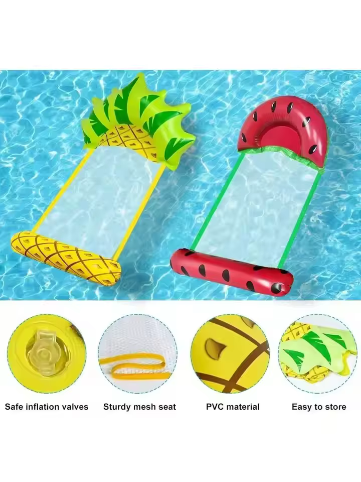 Matelas flottant gonflable en PVC pliable pour piscine