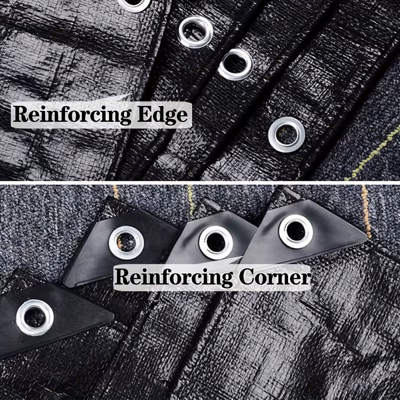 Bâche noire robuste, imperméable