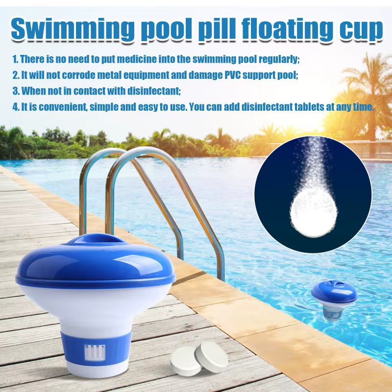 Distributeur de chlore flottant pour piscine