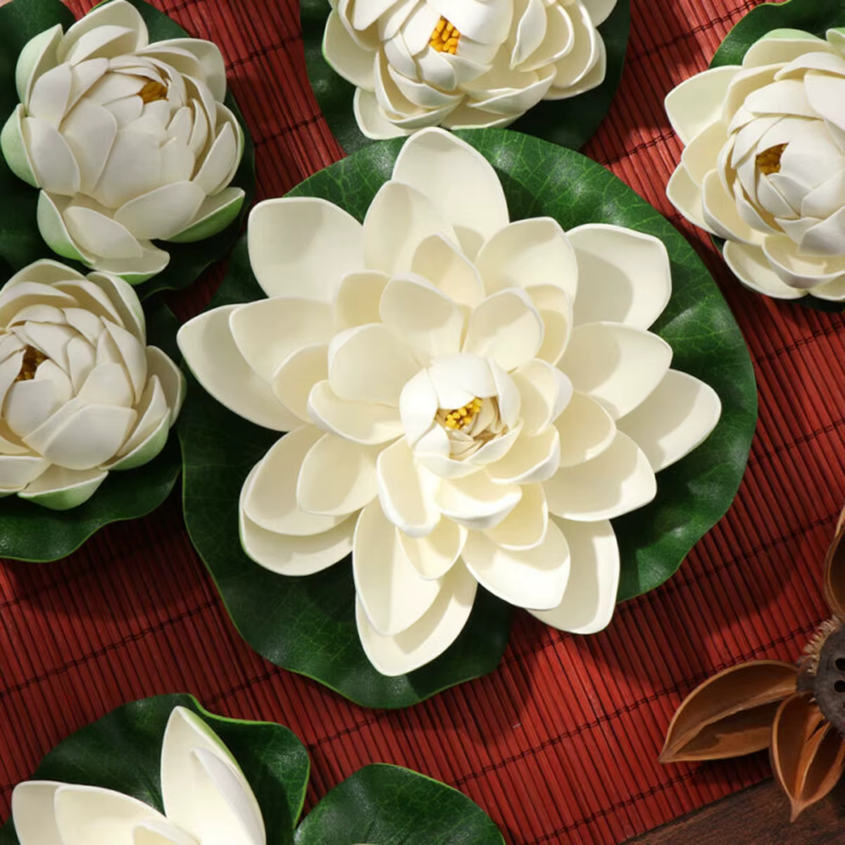 Fausse Fleur Artificielle Flottante de Natation
