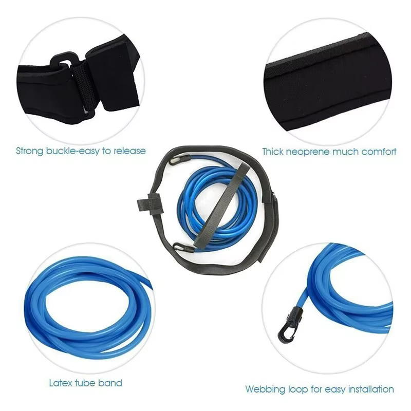Tubes en latex pour entraînement de natation