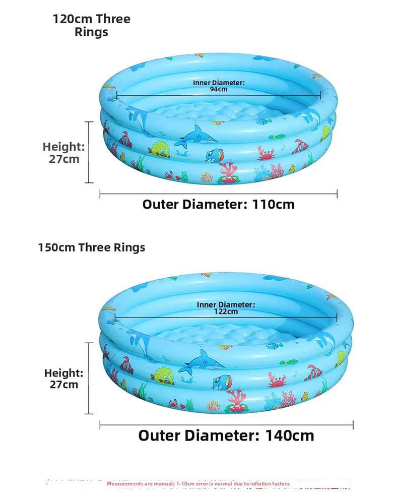 Piscine gonflable d'été pour enfants et bébés