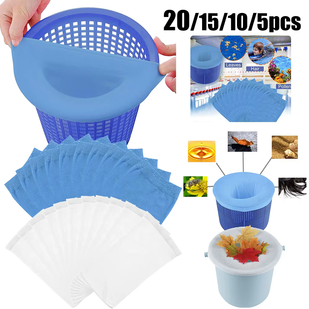 Chaussettes d'écumoire de piscine