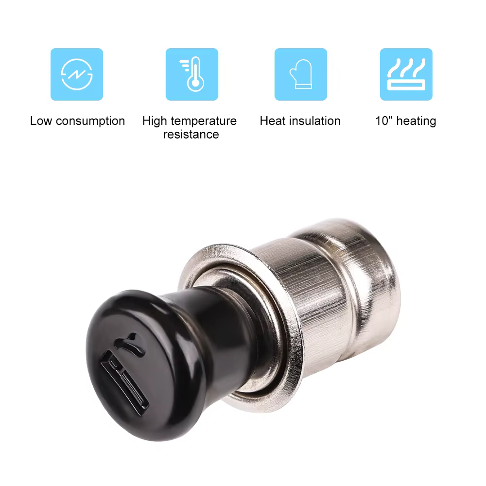 Allume-cigare universel pour voiture, 12V, moto, camion, briquet rapide, accessoires de voiture, 1 pièce