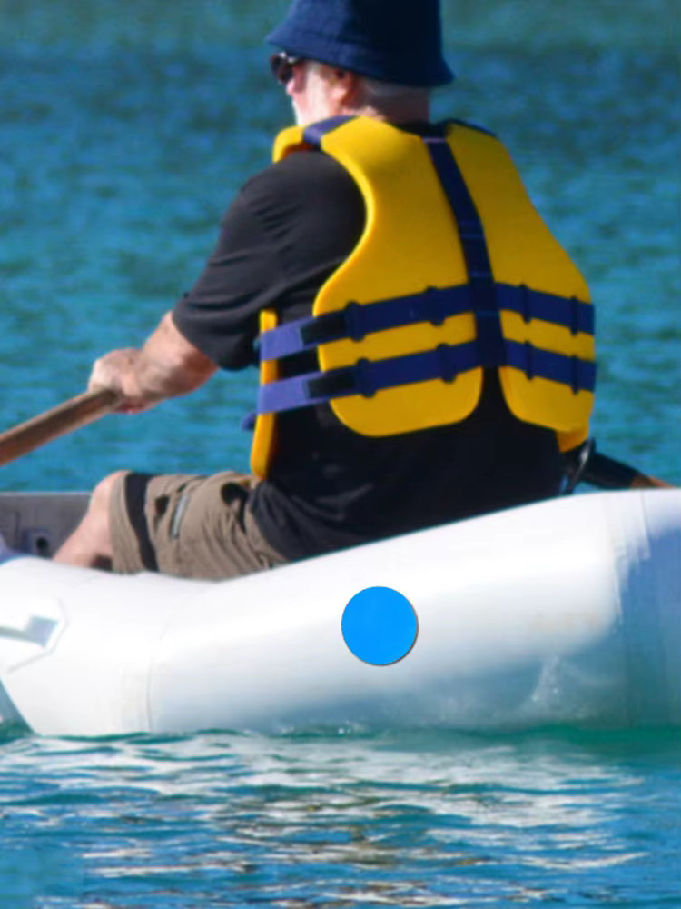Kit de réparation de piscine auto-adhésif en PVC