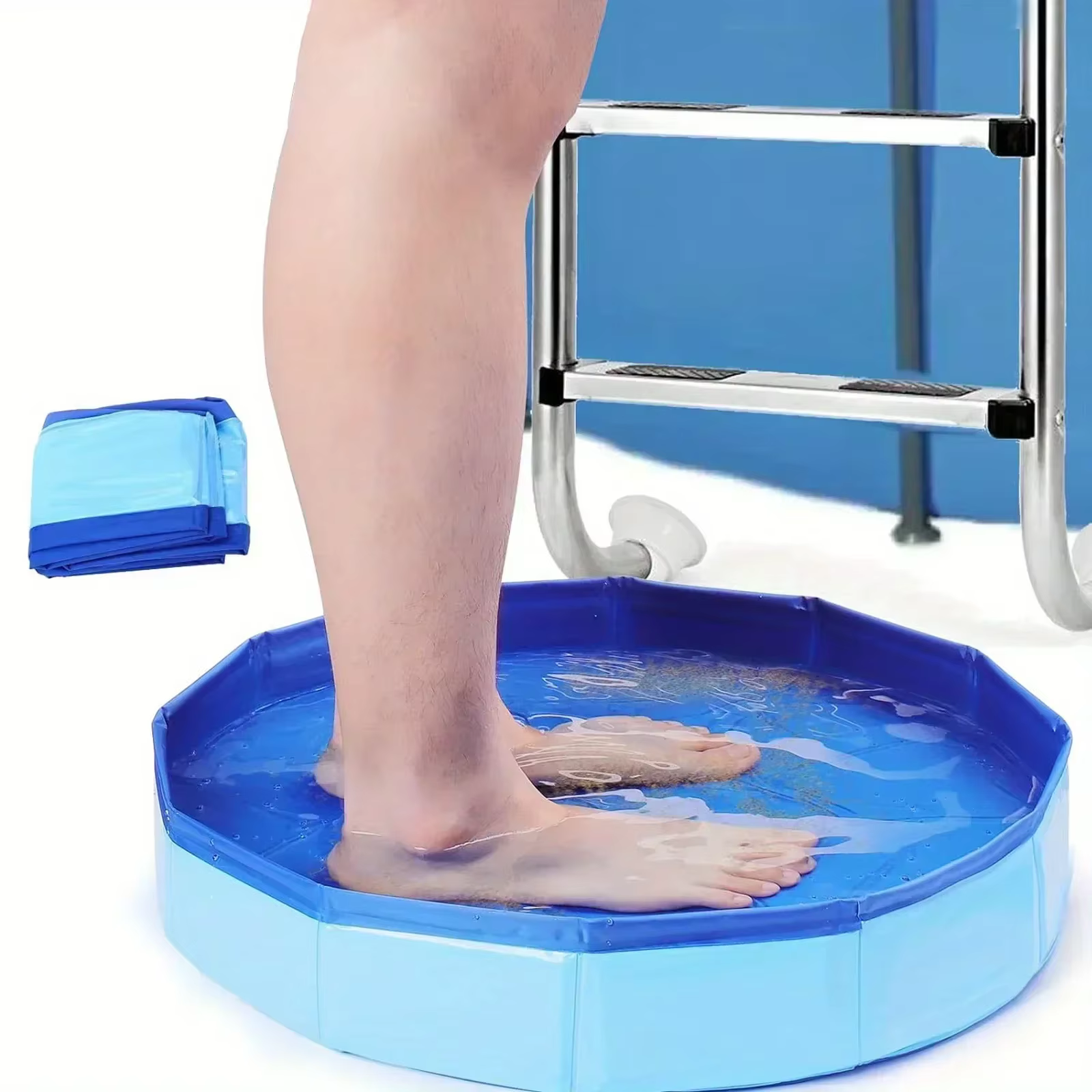 Piscine pliable pour chien