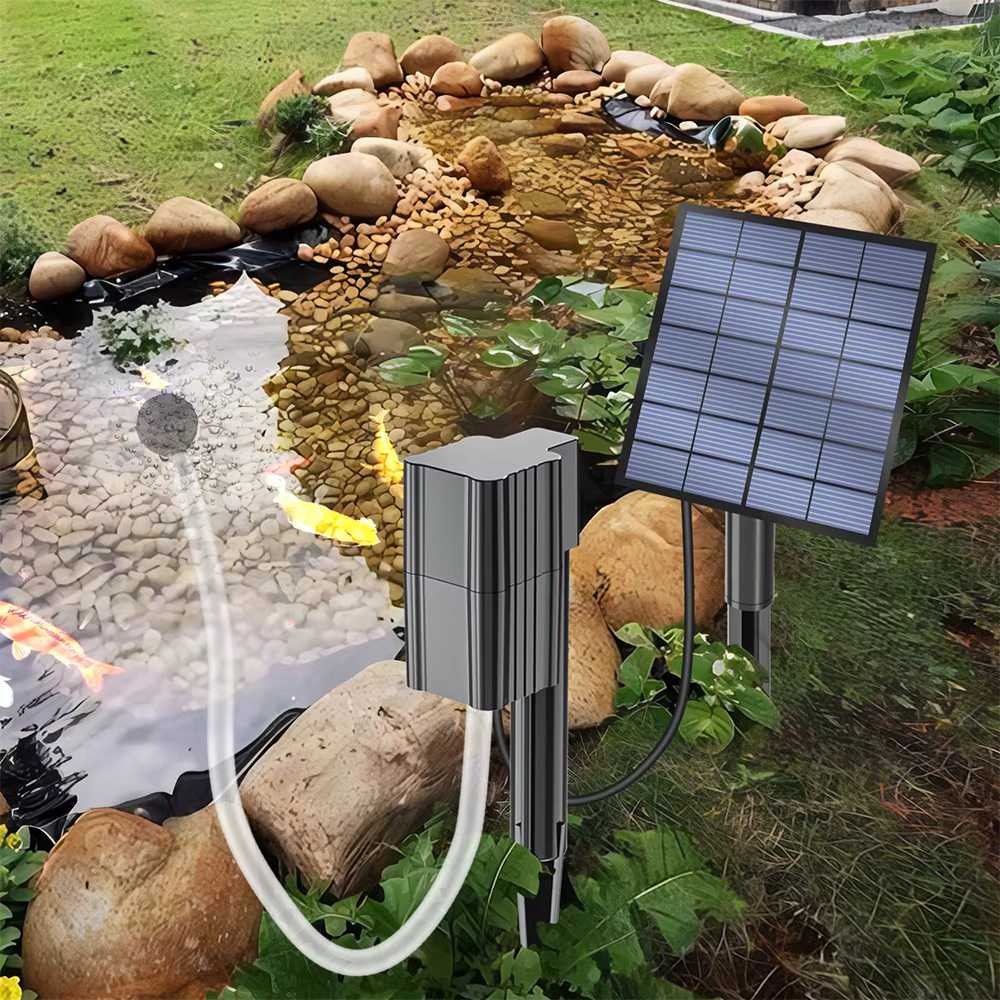 Aérateur solaire pour bassin 2