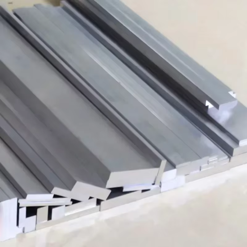 Tôle en alliage d'aluminium, plaque de barre plate, bandes nocturnes, moulin solide, stock CNC, 6061