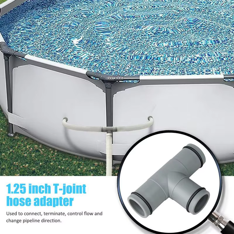 Connecteur de pompe de piscine en forme de T