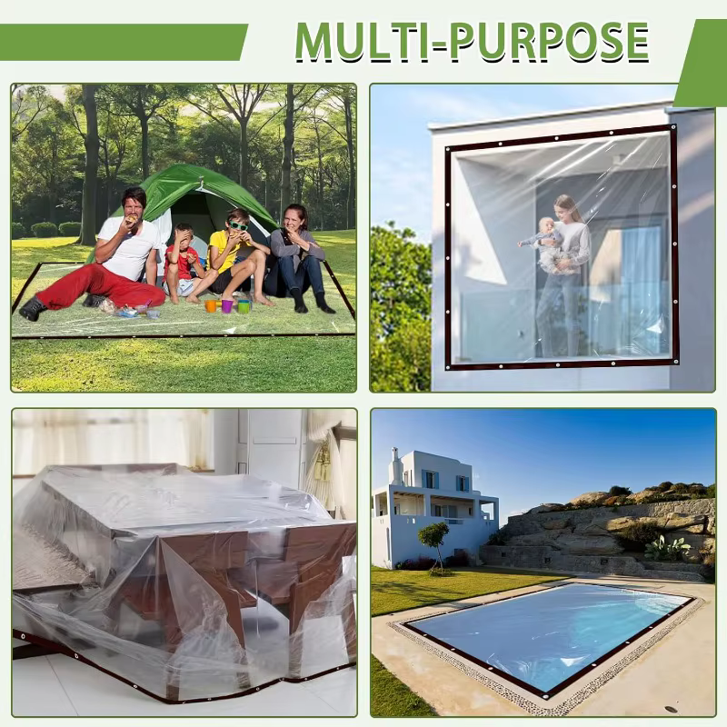 Bâche transparente en PE 0