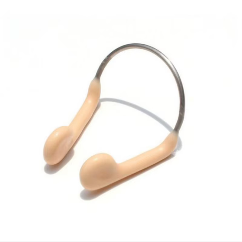 Pince-nez de natation professionnelle, entraînement de natation, Anti-étouffement, pince-nez en Silicone, bouchon de nez réglable, antidérapant, Anti-chute en acier