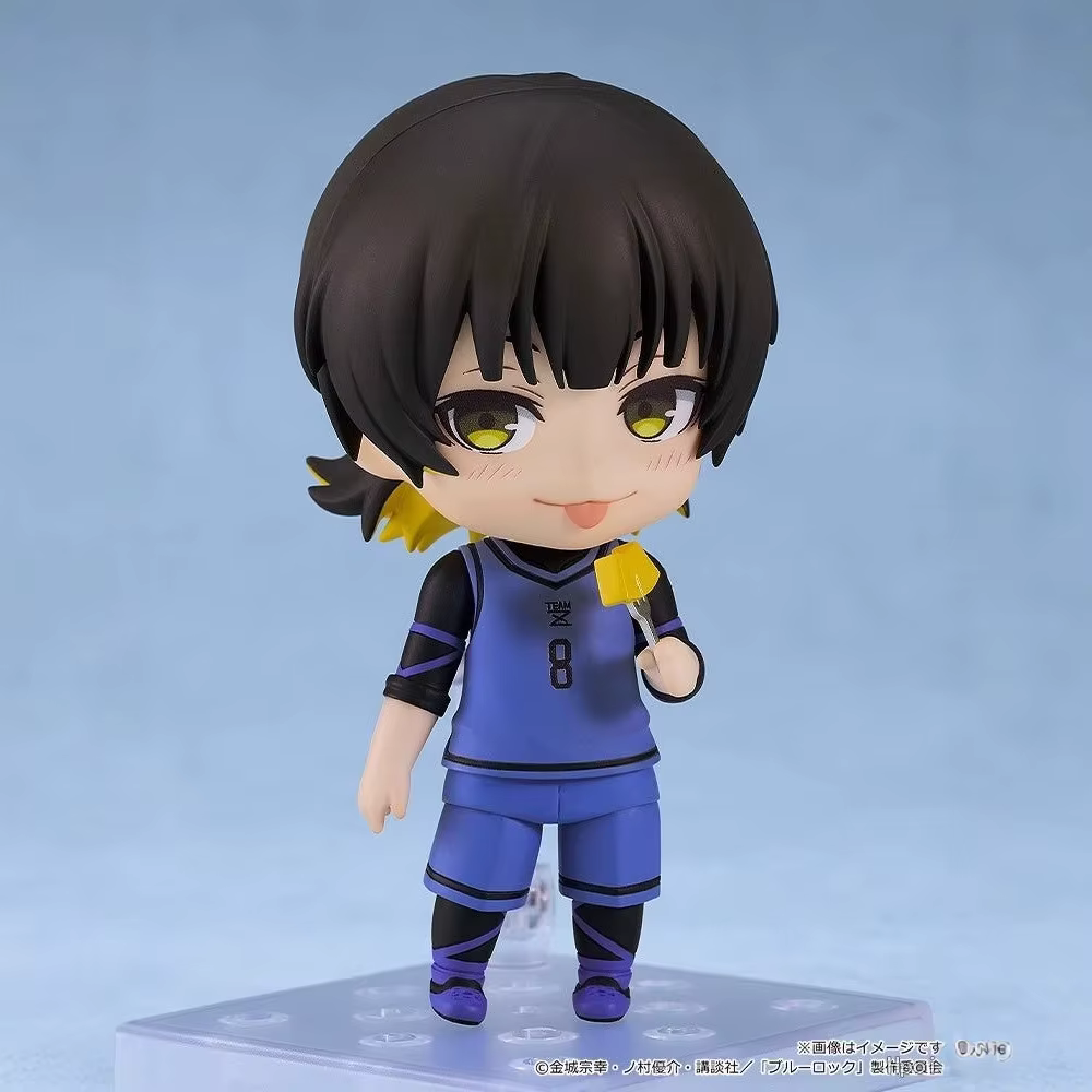 Figurine PVC Blue Lock Meguru Bachira 2658, visage interchangeable, modèle de collection, décoration de bureau pour les fans d'anime