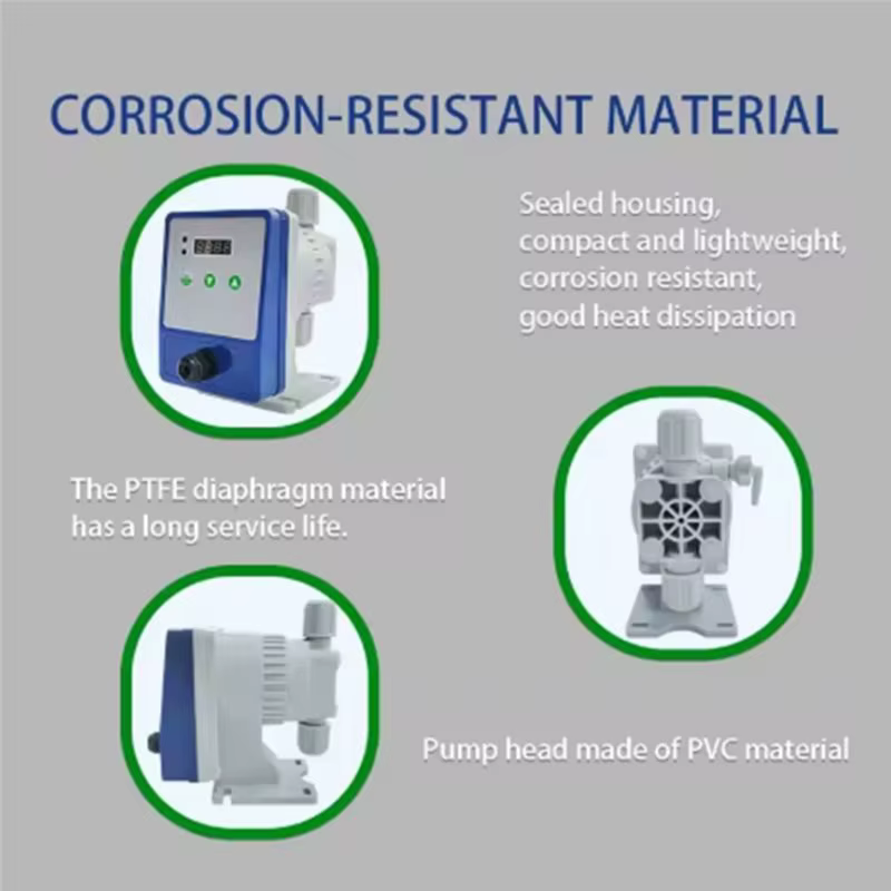 Pompe doseuse électromagnétique à diaphragme BSEVB pour traitement de l'eau
