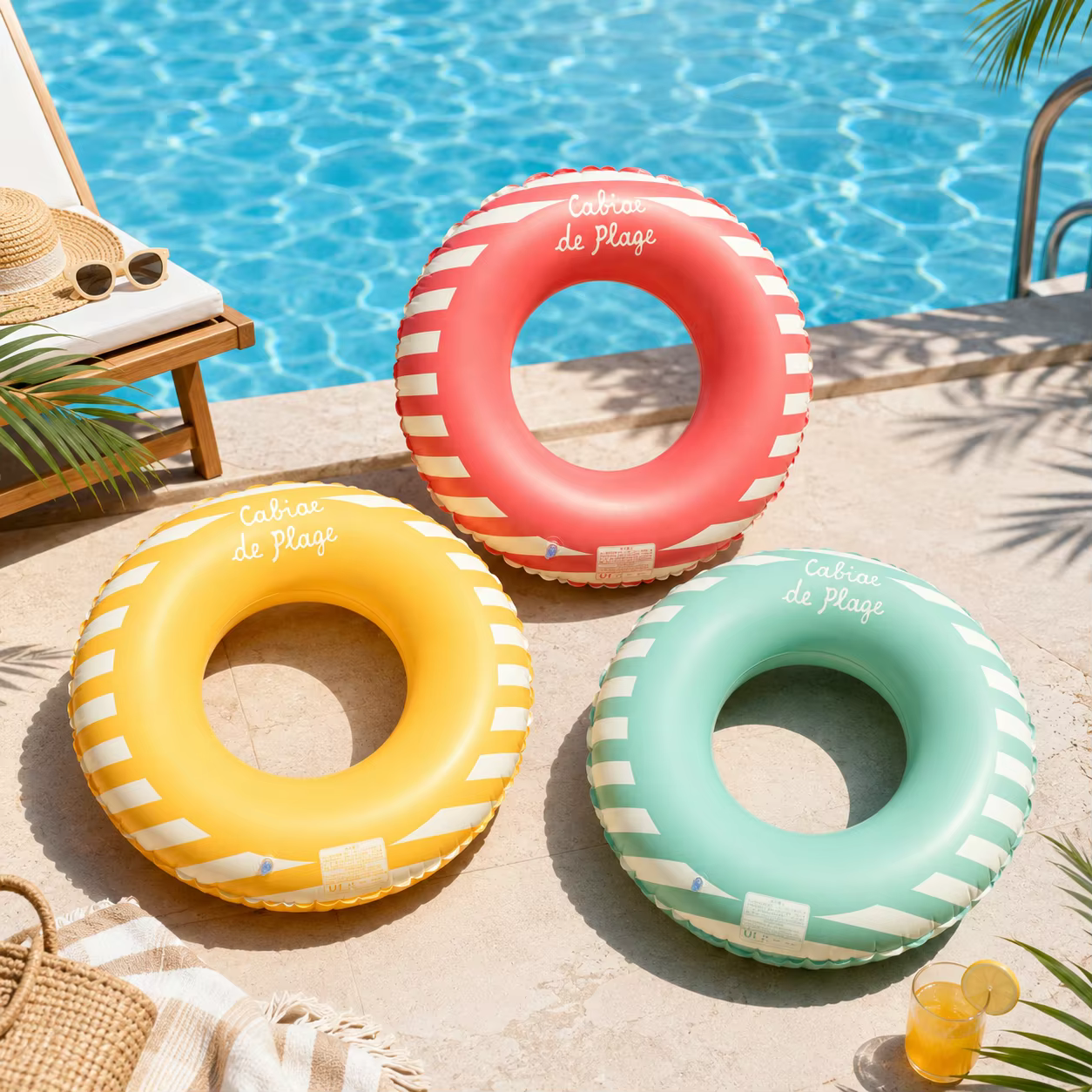 1 bouée gonflable pour piscine