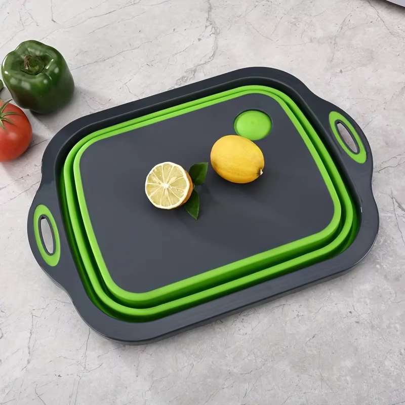 Bassin pliable portable et peu encombrant avec évier intégré et fonction de rangement - Idéal pour le camping en plein