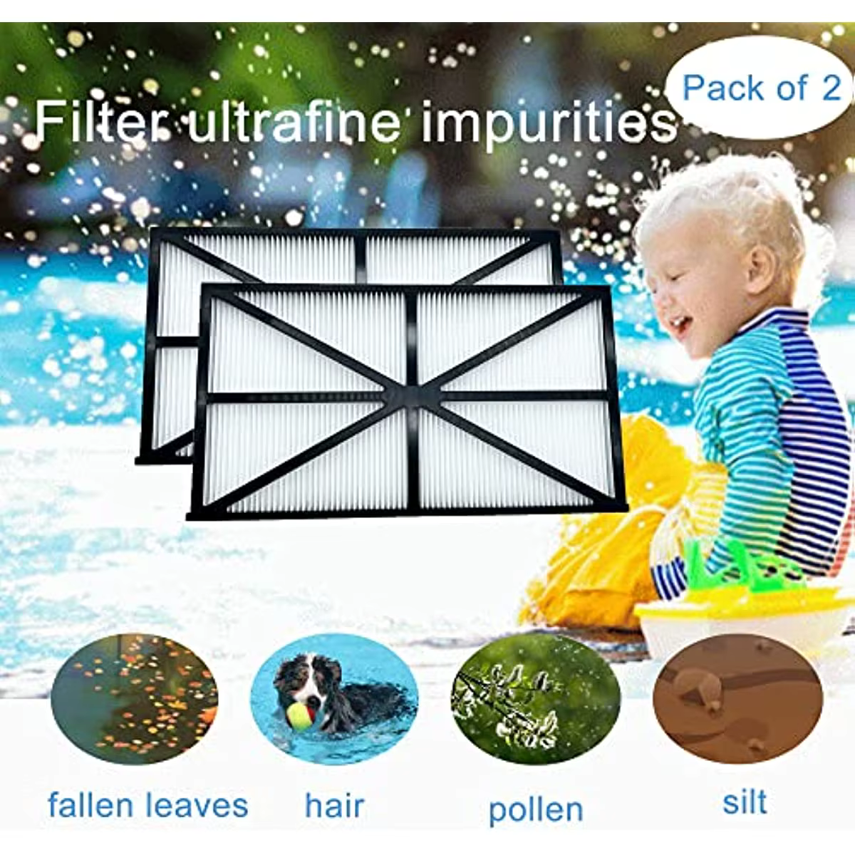 Filtre de piscine pour Tiger Shlavabo