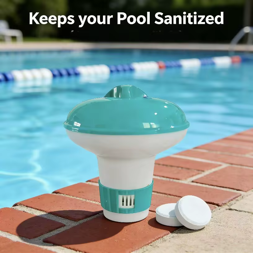 Flotteur chimique pour piscine flottante