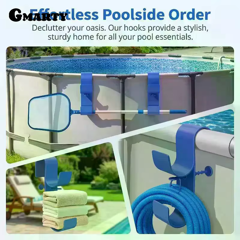 Support de poteau de piscine réglable pour piscines hors sol