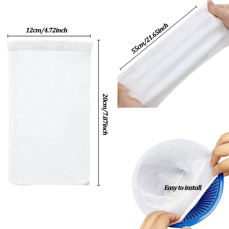 5-20 pièces Chaussettes de skimmer de piscine réutilisables