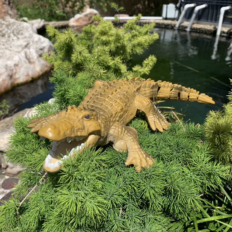 Crocodile RC réaliste pour piscine lac jouets pour enfants étanche télécommande Animal