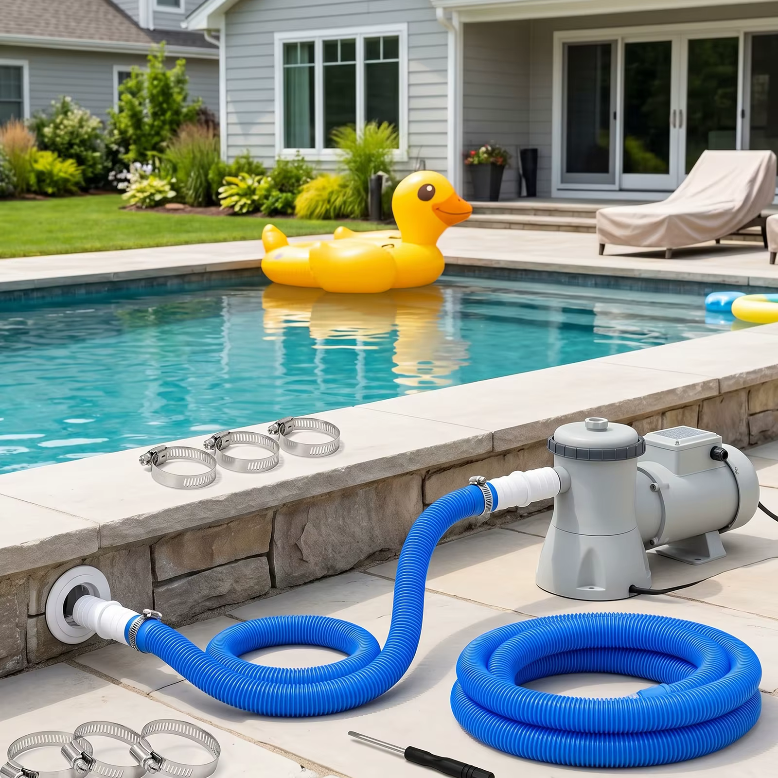 Tuyaux flexibles pour pompes filtrantes de 1