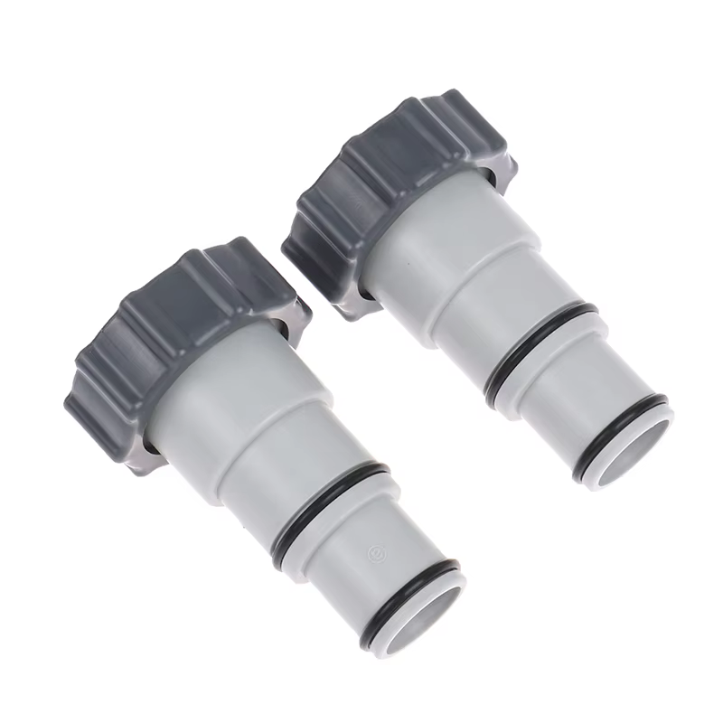 Adaptateur de Tuyau de Piscine avec Collier pour Pompe de Connexion Filetée Intex