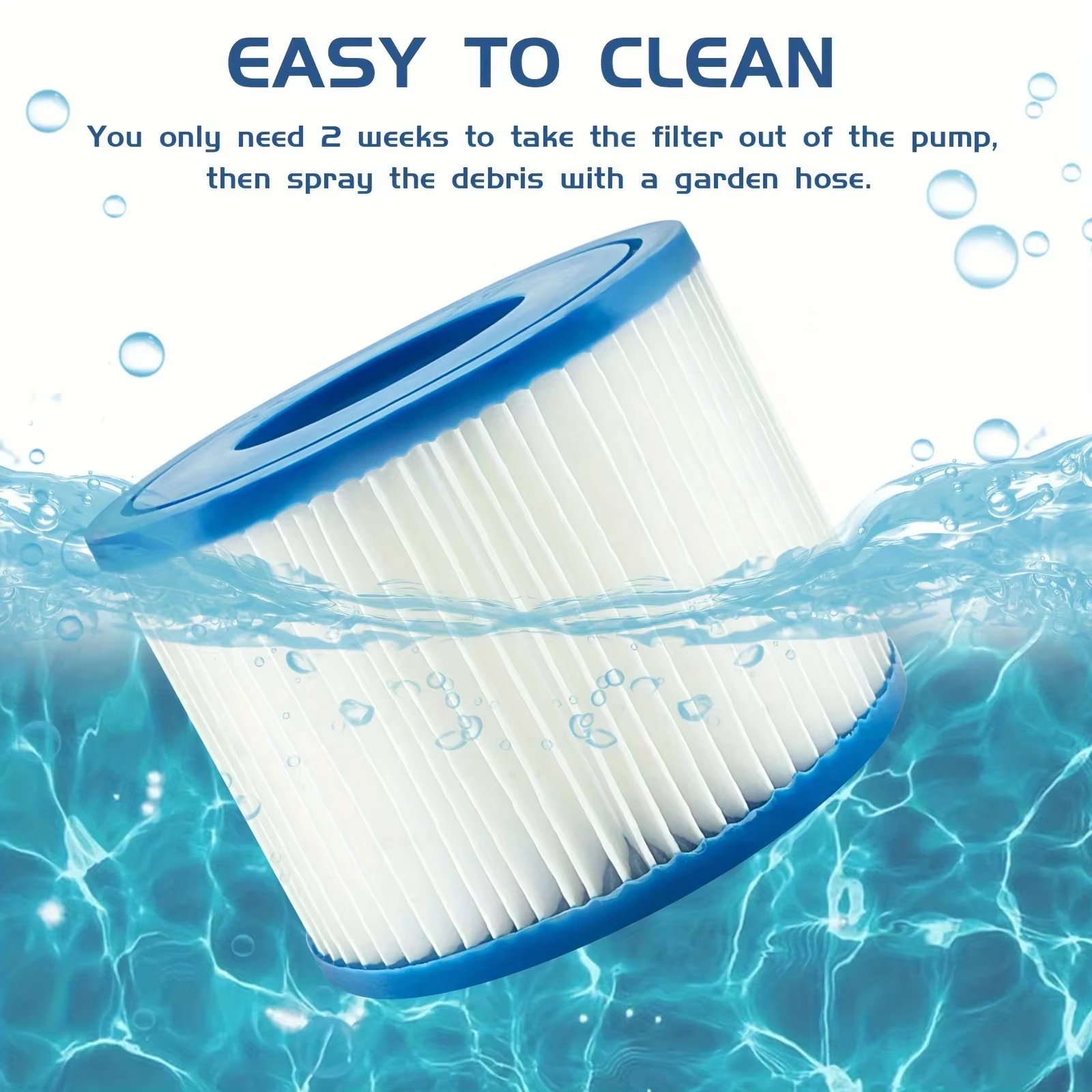 Cartouche filtrante de Type VI pour filtre de piscine de remplacement Bestway