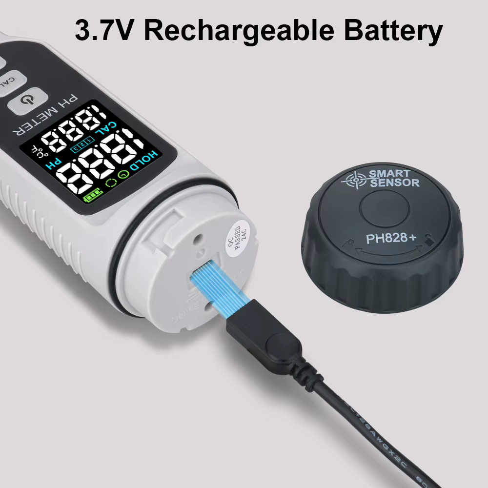 PH mètre stylo Type moniteur de qualité de l'eau acidomètre pour Aquarium piscine testeur d'acidité compteur d'acido acidimètre Rechargeable