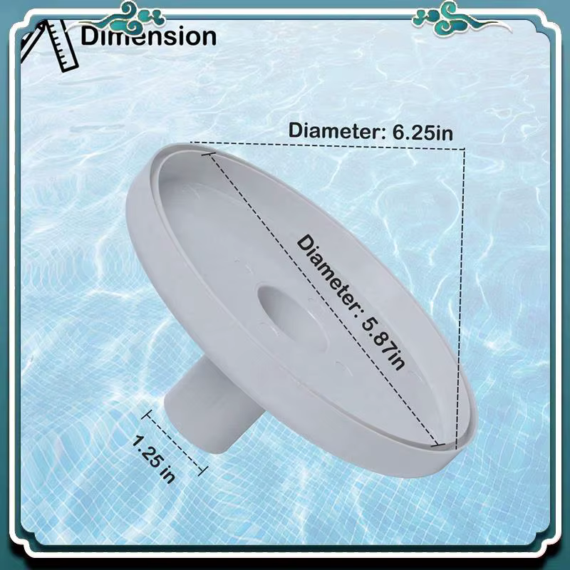 Couvercle d'écumoire de piscine fiable
