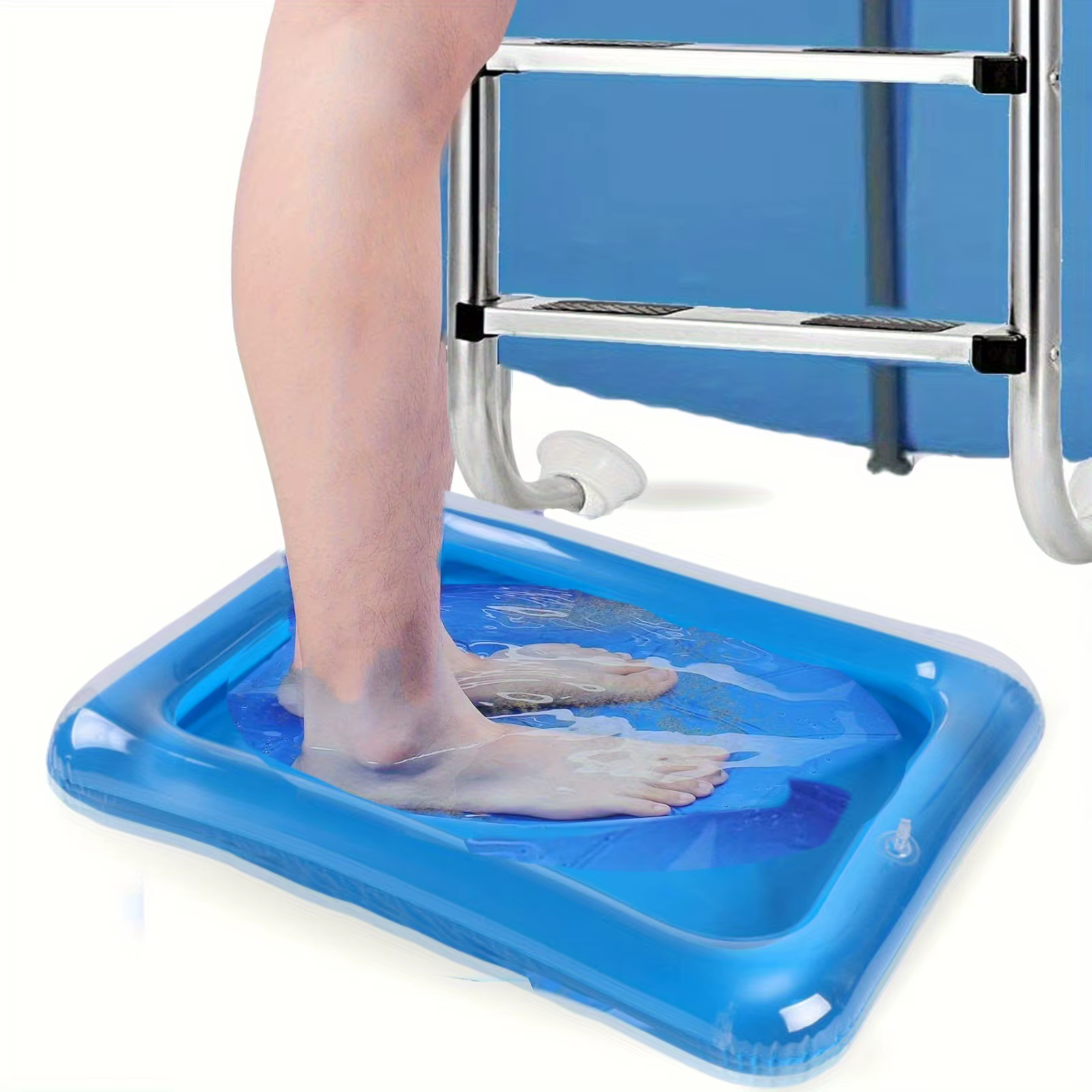 1 pièce Bassin de nettoyage de piscine portable et pliable