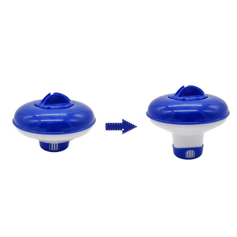 Dispositif de dosage automatique de désinfection flottant télescopique de 5 pouces pour piscine et spa