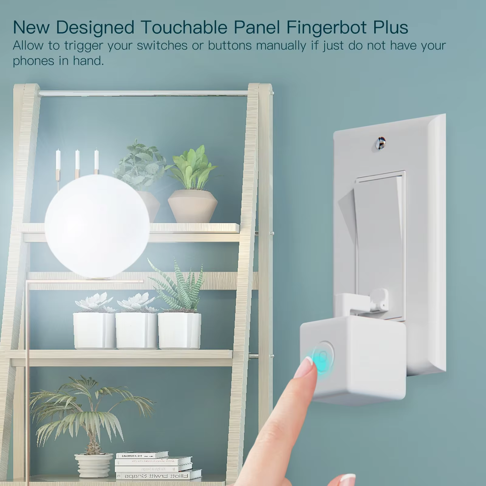 MOES – bouton-poussoir Bluetooth intelligent, nouveau robot intelligent, interrupteur automatique, commande vocale, Alexa, Google Home, Tuya