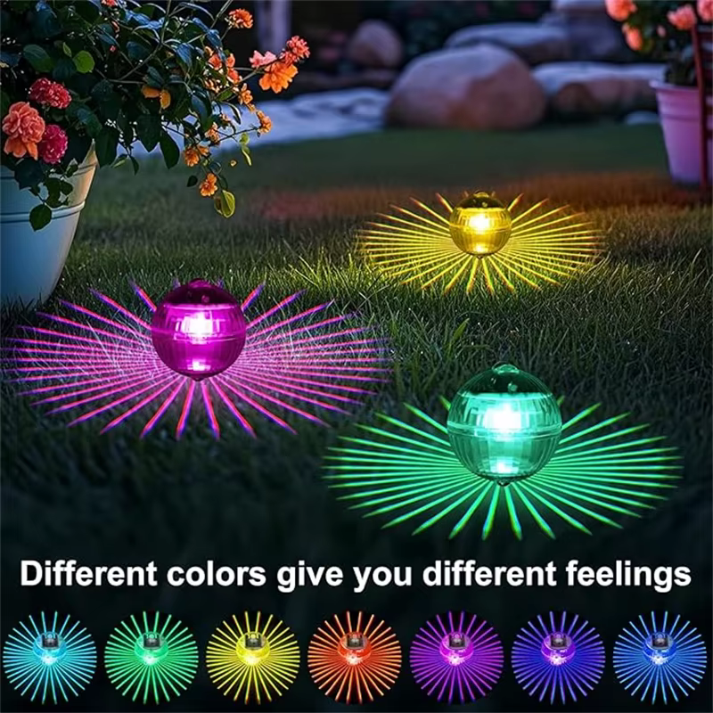 Lampe solaire flottante LED pour piscine