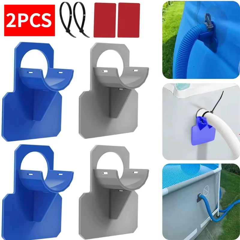 Support de fixation pour tuyau de piscine