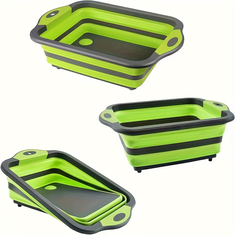 Bassin portable 2-en-1 : gain de place