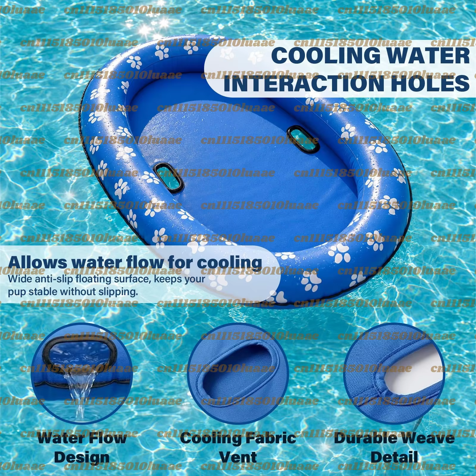 Piscine gonflable pour chien
