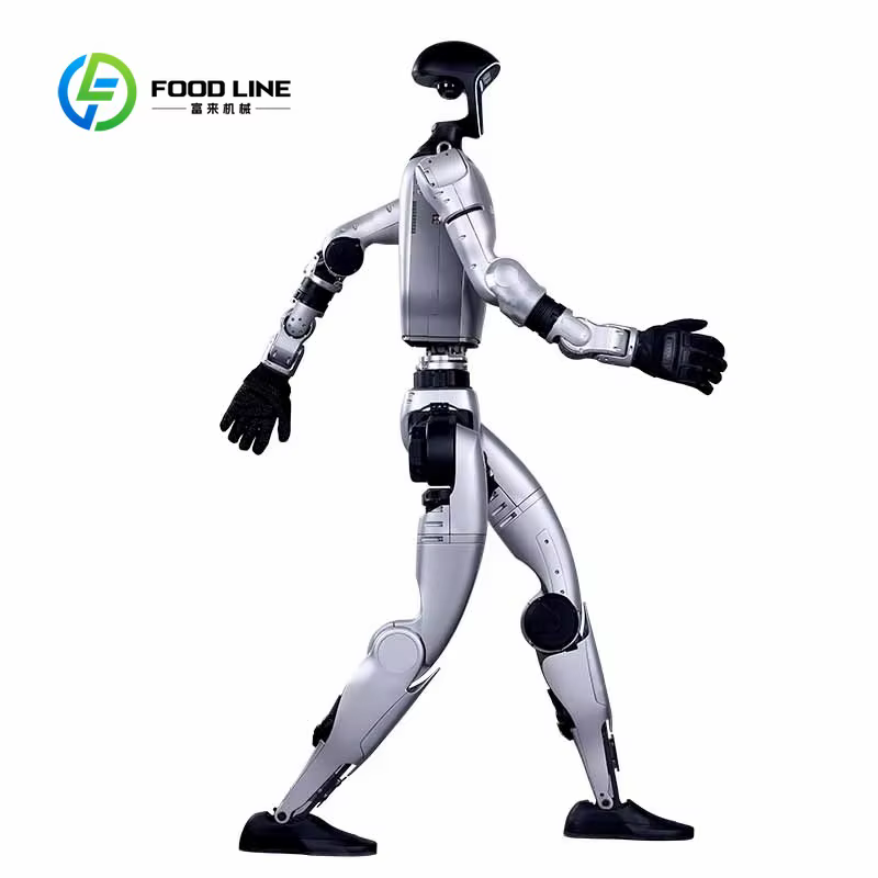Robot humanoïde multifonctionnel personnalisé avec une locomotion stable pour la simulation sportive et l'entraînement au combat