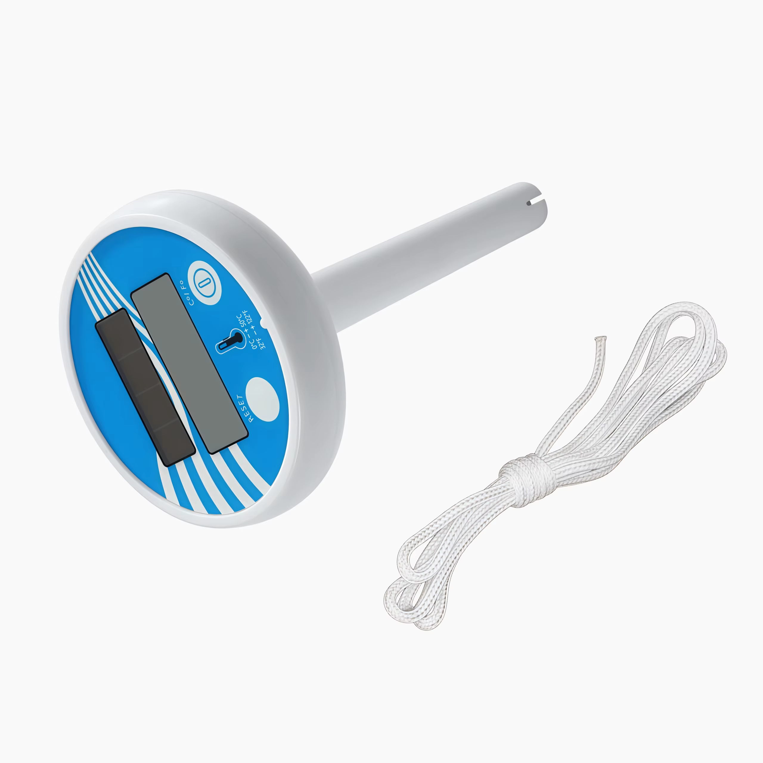 Thermomètre solaire étanche pour piscine