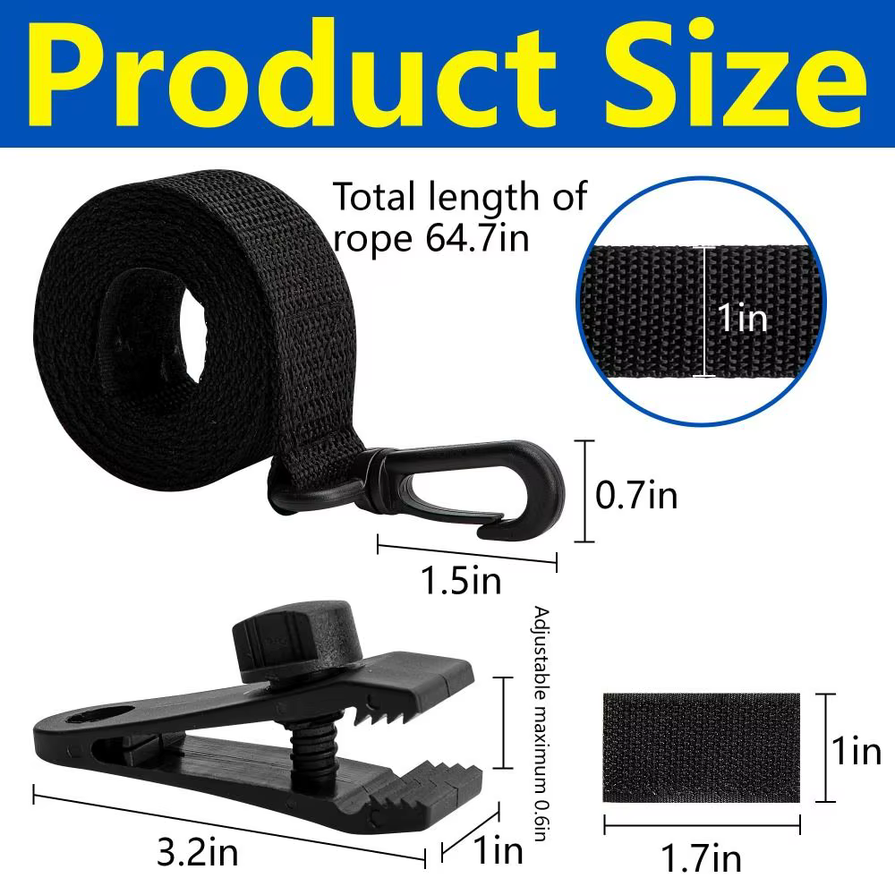 Kit d'attache robuste pour enrouleur de bâche solaire de piscine